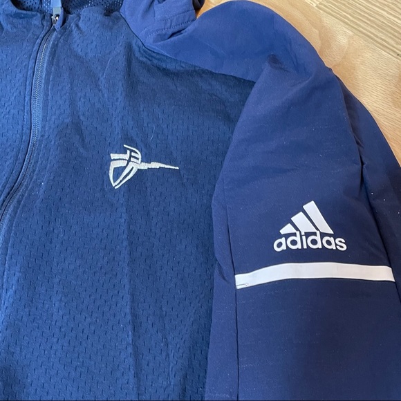 Adidas climalite hoodie zip up jacket XL - Picture 4 of 13